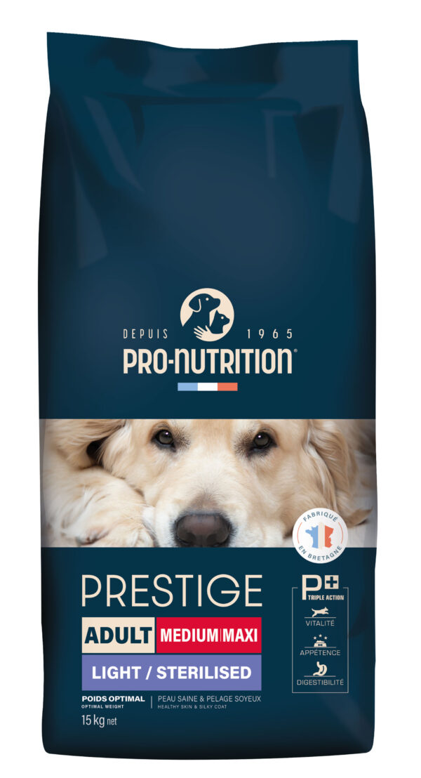 ALIMENT PRESTIGE LIGHT STERILISED 15KG