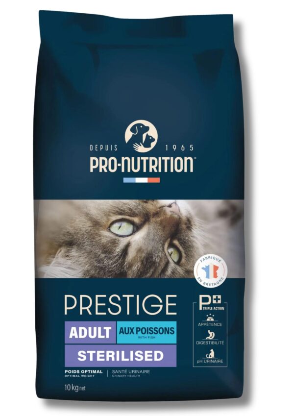 Prestige Chat Sterilised Poissons 10kg
