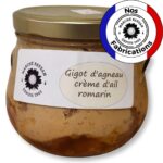 Gigot d'Agneau à la Crème d'Ail/Romarin 790g