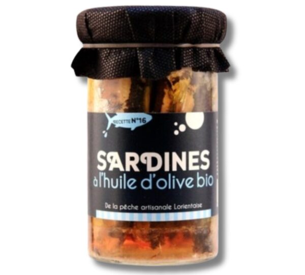 Sardines à l'Huile d'Olive Bio 245g