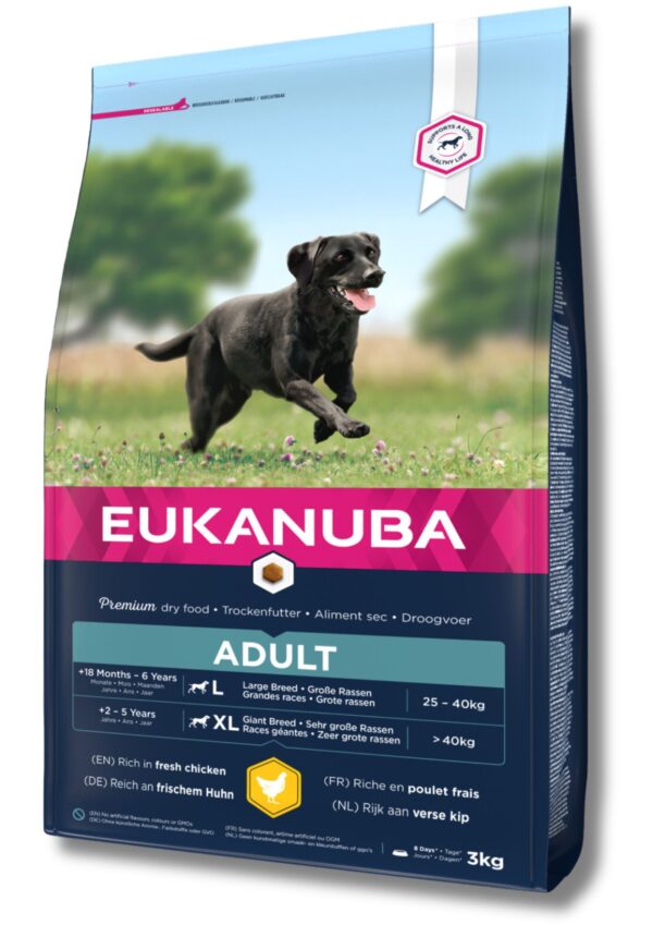 Eukanuba Adulte Grande Race Poulet 3kg