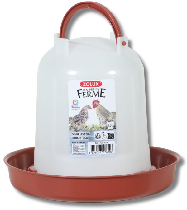 ABREUVOIR 1.5L TERRACOTTA