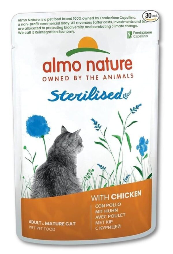 ALMO NATURE STERILISE POULET 70G