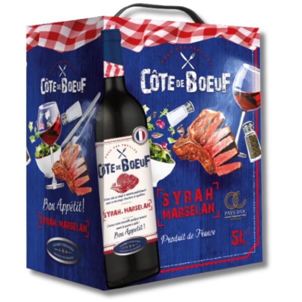 BIB COTE DE BOEUF SYRAH MARSE ROUGE 5L