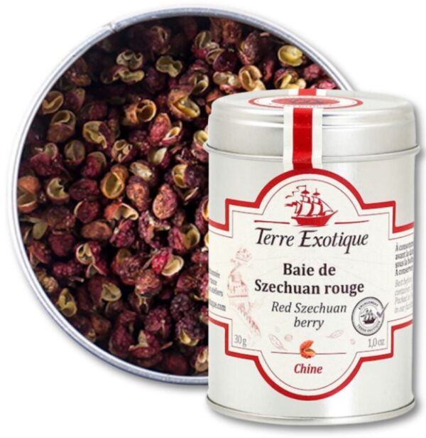 Baie de Szechuan Rouge 30g terre exotique