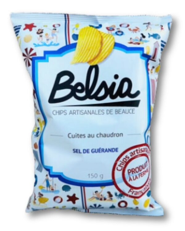 CHIPS BELSIA ONDULEE SALEE 150G