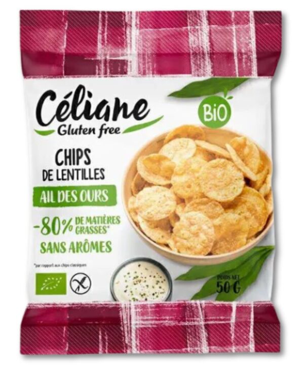 CHIPS DE LENTILLES AILS DES OURS 50G