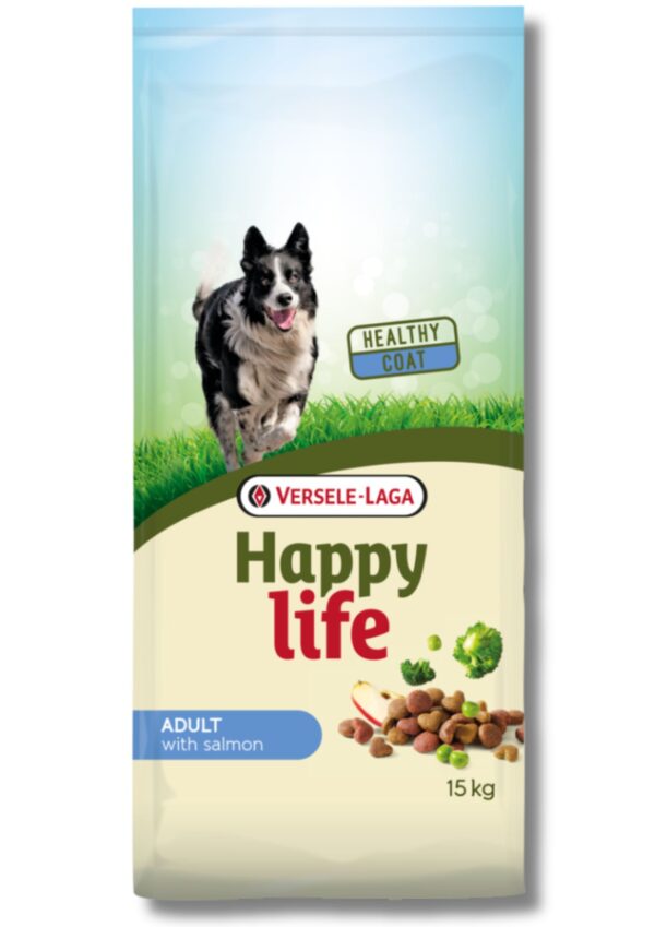 HAPPY LIFE ADULT SAUMON 15KG