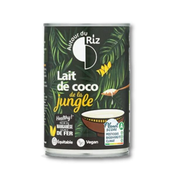 LAIT DE COCO JUNGLE BIO 400ML