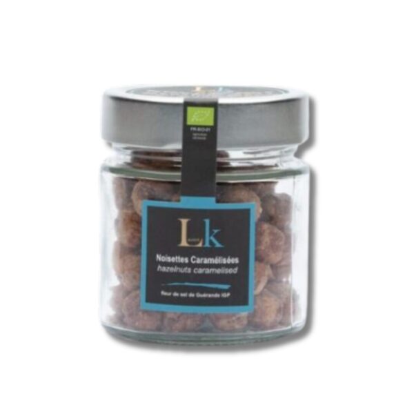 NOISETTE CARAMELISEE BIO 100G lk chocolatier