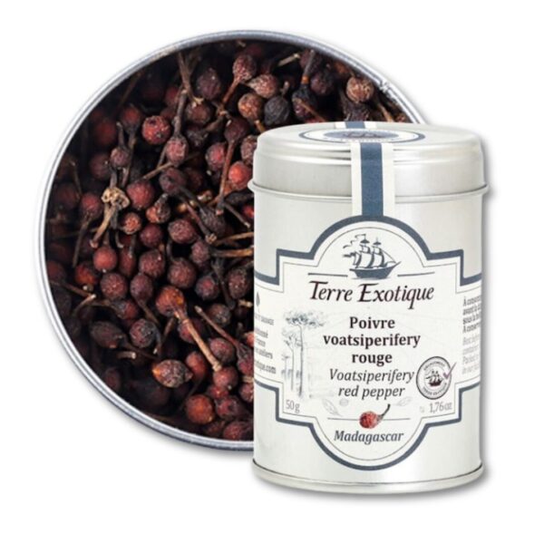 POIVRE VOATSIPERIFERY ROUGE 50G terre exotique