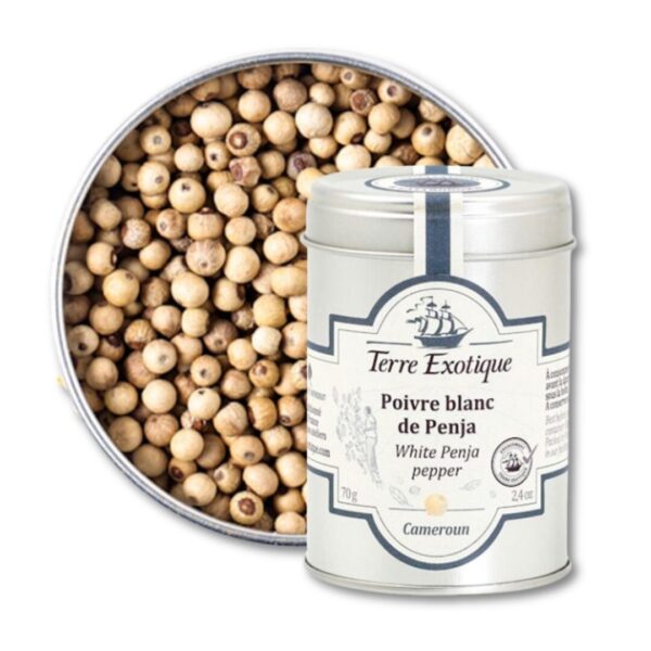 Poivre Blanc de Penja 70g terre exotique