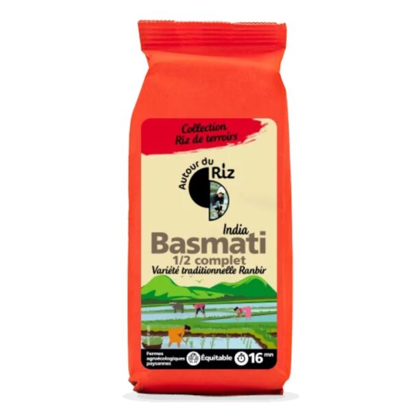 RIZ BASMATI INDIEN 1 2 COMPLET BIO