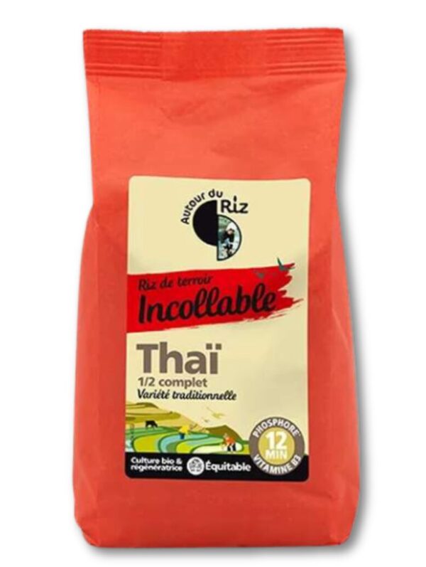 RIZ THAI 1/2 COMPLET AUTOUR DU RIZ 500G