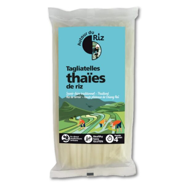 Tagliatelles Thaies de Riz Thailande Bio 400g