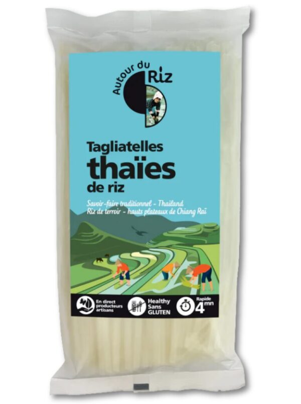 Tagliatelles Thaies de Riz Thailande Bio 400g