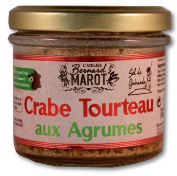 Tartinable Crabe Tourteau aux Agrumes 100g