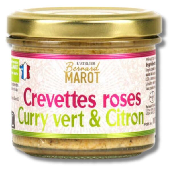 TARTINABLE CREVETTE ROSE CURRY VERT 100G1