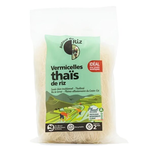 VERMICELLES DE RIZ BLANC THAI BIO 200G