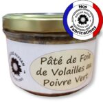 Pâté de Foie de Volaille au Poivre Vert 190g