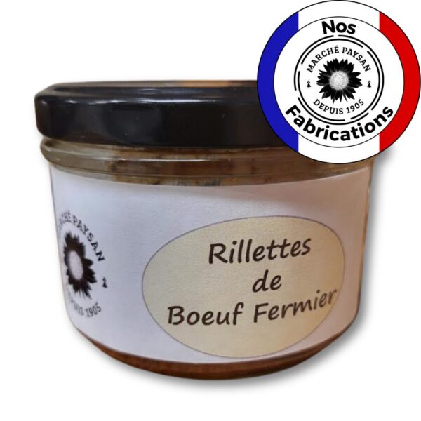 rillettes de boeuf fermier