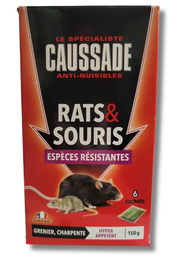 rats et sourise especes resistantes x6 150g