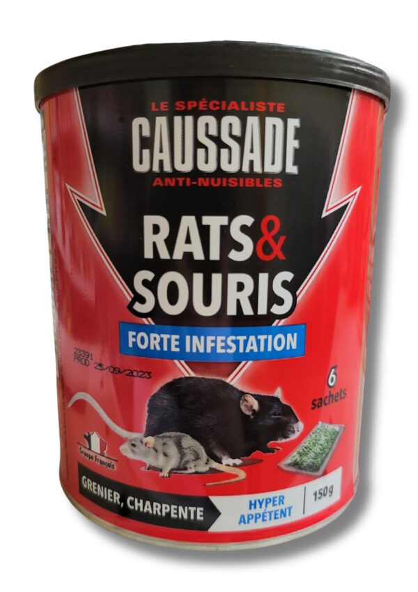 Rats & Souris forte infestation 150G