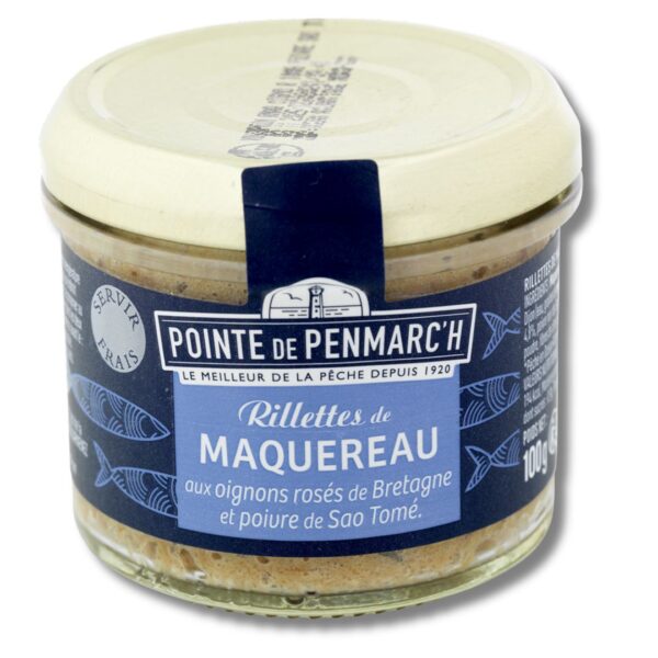 Rillettes de Maquereaux aux Oignons et Poivre 100g