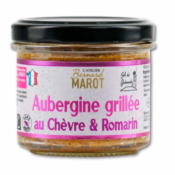 TARTINABLE AUBERGINE CHÈVRE/ROMARIN 100G