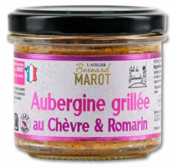 TARTINABLE AUBERGINE CHÈVRE/ROMARIN 100G