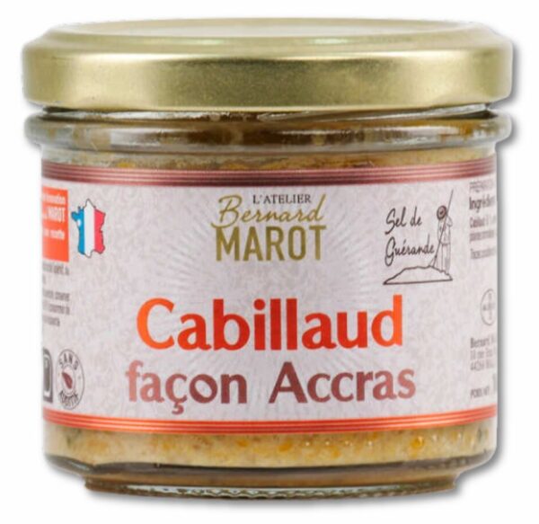 TARTINABLE CABILLAUD FAÇON ACCRAS 100G