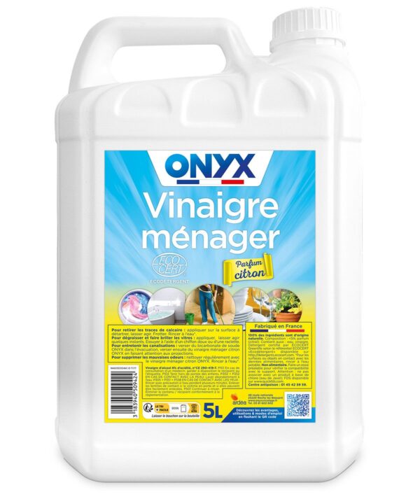 vinaigre menager onyx 5l